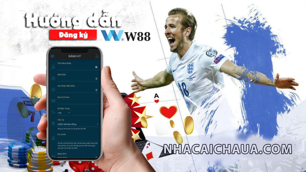 Cách đăng ký W88 cá cược bóng đá và casino trực tuyến